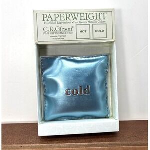 C.R. Gibson, Hot & Cold Flip-Sided Expressions Sand Bag‎ Pillow Paperweight